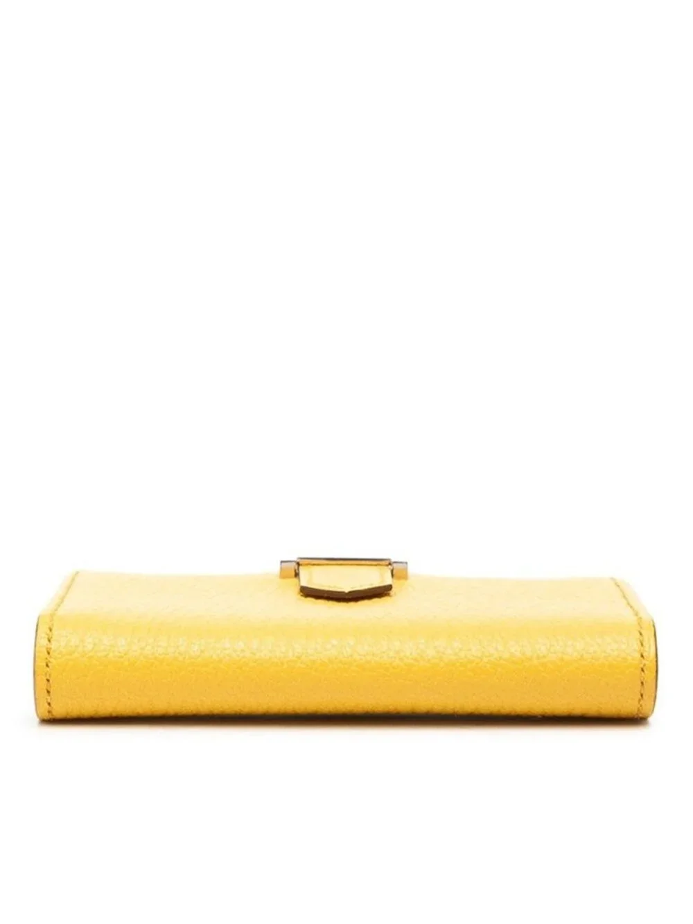 Hermes Bearn Card Case Sun Yellow Silver Chevre